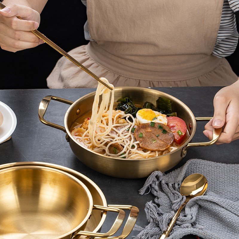 Kitchen Cookware Soup Cooking Pot Household High Quality Double Handle Stainless steel Cooking Soup Pot