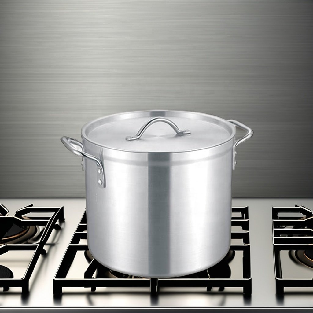 Large cooking pots Thick bottom aluminum cookware set pot