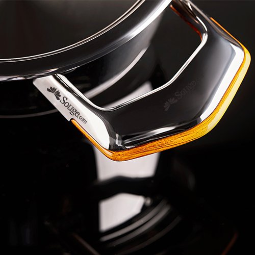 QANA Factory Wholesale OEM Italy style HIgh quality stainless steel Cooking pot cookware set steamer pot soup & stock pots