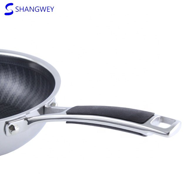 Premium Quality Kitchen Accessories Stainless Steel Cookware Set with Silicon Long Handle