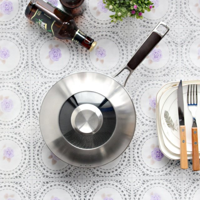 Premium Quality Kitchen Accessories Stainless Steel Cookware Set with Silicon Long Handle