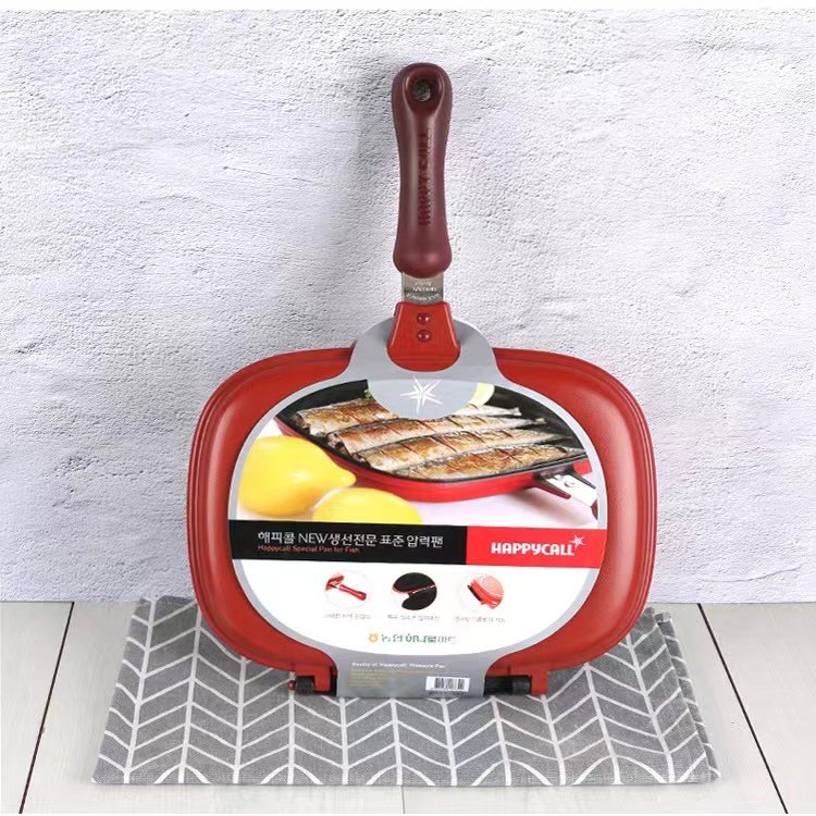 Cooking Casseroles Aluminum Non-Stick Pink Cookware Set Bohemian Double Sided Grill Pan