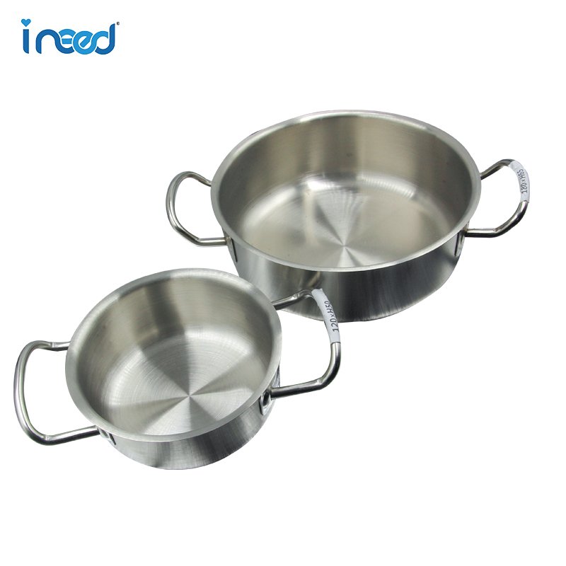 Hot sale Commercial big Sauce pans stock pot set Stainless Steel Induction cookware set pots nonstick for Restaurant