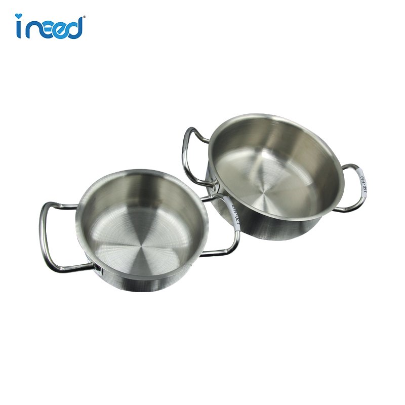 Hot sale Commercial big Sauce pans stock pot set Stainless Steel Induction cookware set pots nonstick for Restaurant