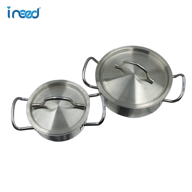 Hot sale Commercial big Sauce pans stock pot set Stainless Steel Induction cookware set pots nonstick for Restaurant
