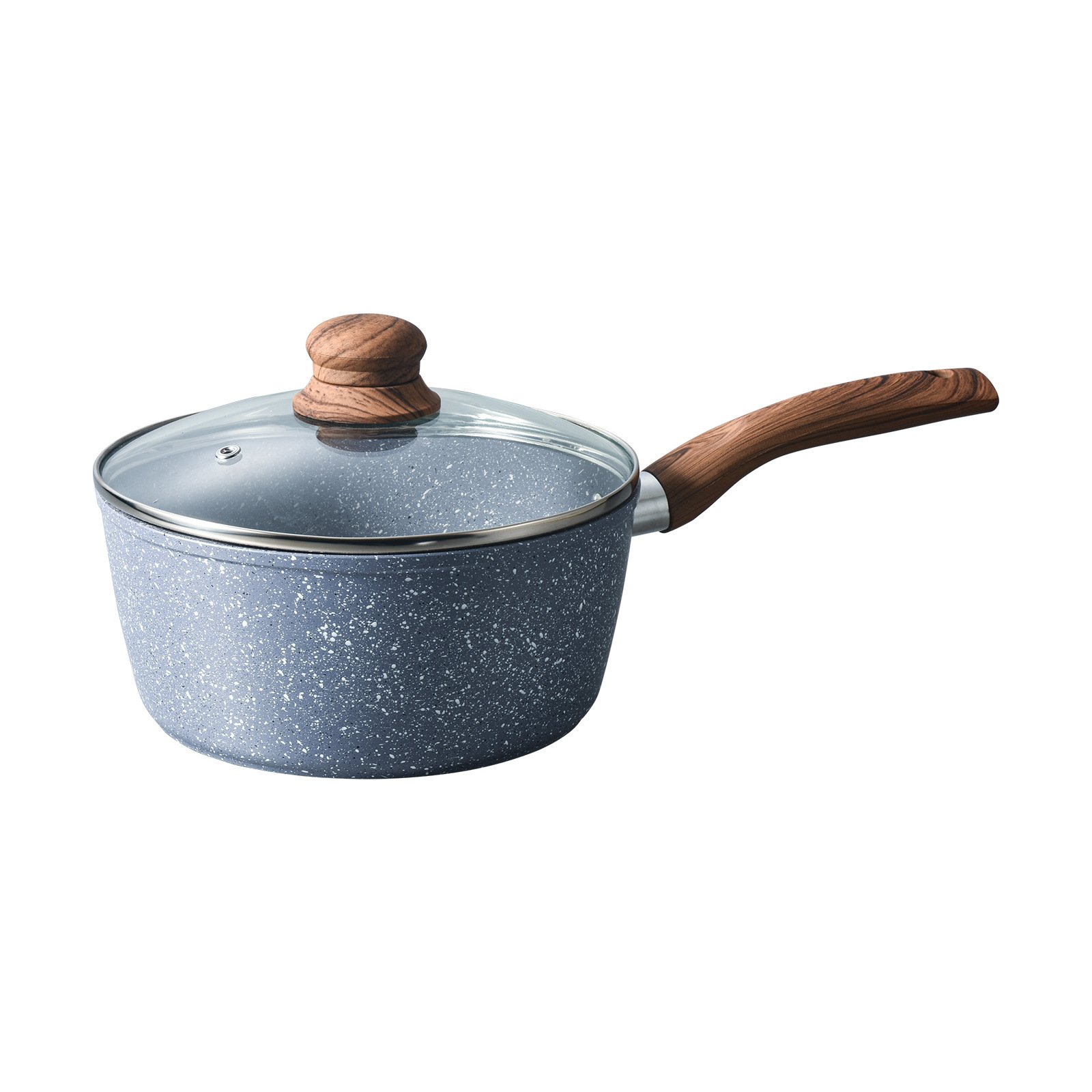 Manufacturers Kitchen Tool Pots Pans 4PCS Aluminum Marble Coating Aluminum Cookware Set