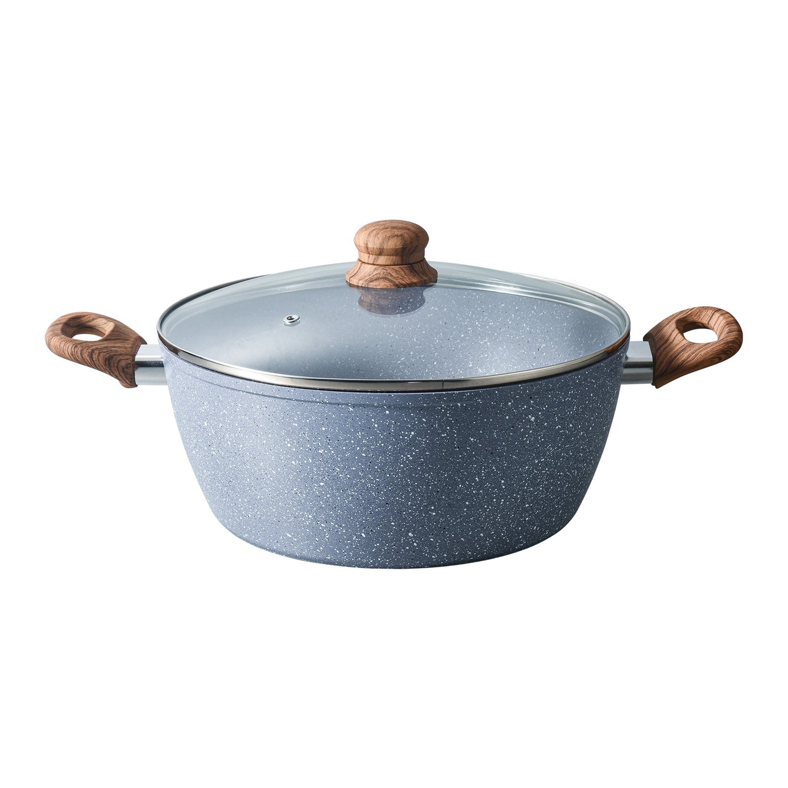 Manufacturers Kitchen Tool Pots Pans 4PCS Aluminum Marble Coating Aluminum Cookware Set