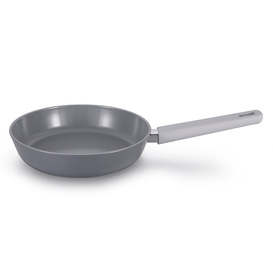 Modern customized forged aluminum induction nonstick cookware set with glass lid