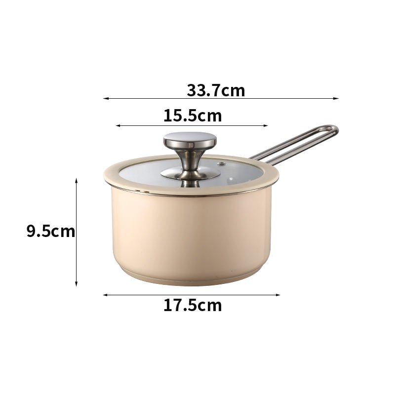 Kitchenware pot set 6pcs stainless steel cookingware set Double bottom fry pan Induction Cooking Pots And Pans