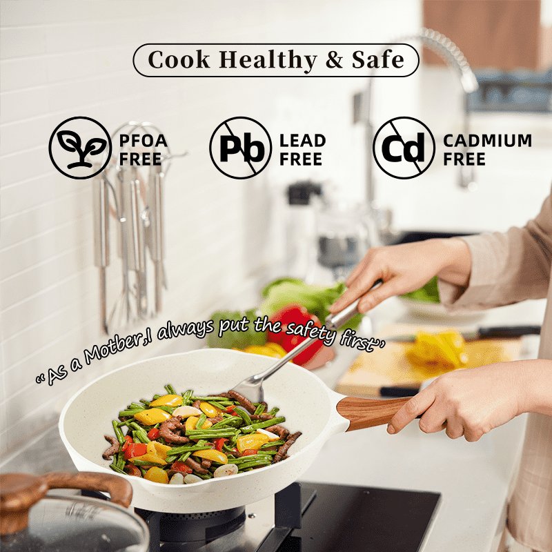 Hot Sale Die casting Casserole Forged Large Aluminum Kitchen Non Stick Cookware Set
