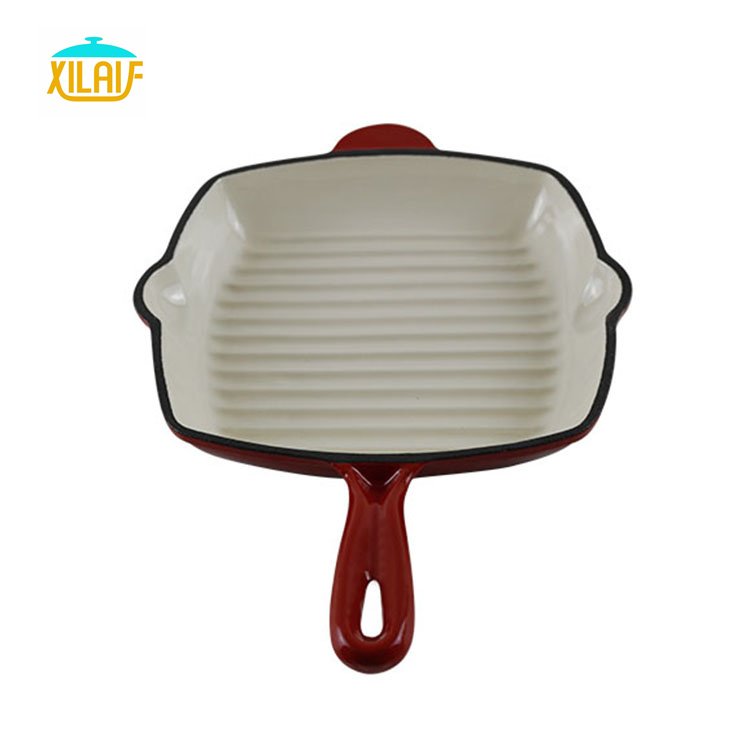 hot sale colorful Kitchen 5 Pcs enamel cooking pot cast iron enamel cookware set