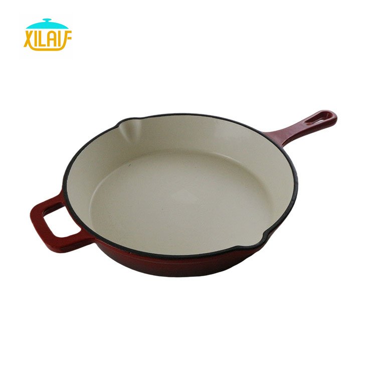 hot sale colorful Kitchen 5 Pcs enamel cooking pot cast iron enamel cookware set