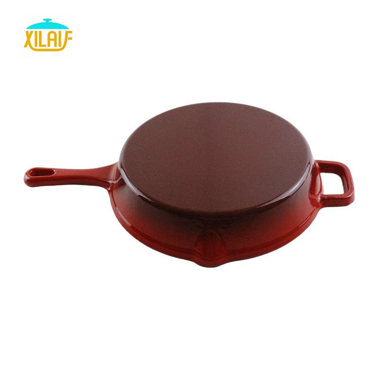 hot sale colorful Kitchen 5 Pcs enamel cooking pot cast iron enamel cookware set