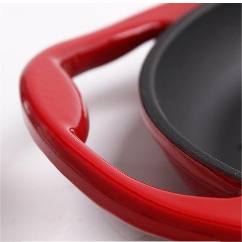 wholesale household enamel pot Cast Iron Enamel Cooking Pot Frying Pan Kitchen Cookware Set Factory Supply Customizable
