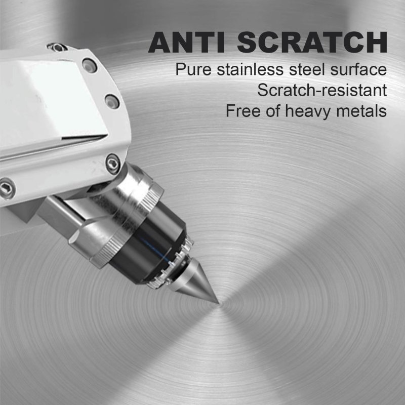 OEM Professional Production Energy-Saving Cooking 3 Ply Stainless Steel Cookware Set Nonstick Pan