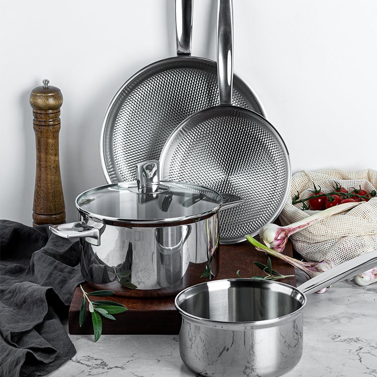 Factory Direct Sales Nonstick Pots And Pans Cookware Sets Cheap Stainless Steel Cooking Pots Set