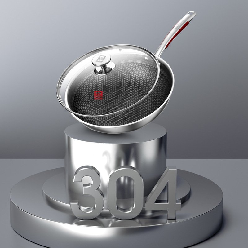 3pcs wholesale 304 stainless steel non stick cookware set kitchen wares cookware set cooking cookware pot