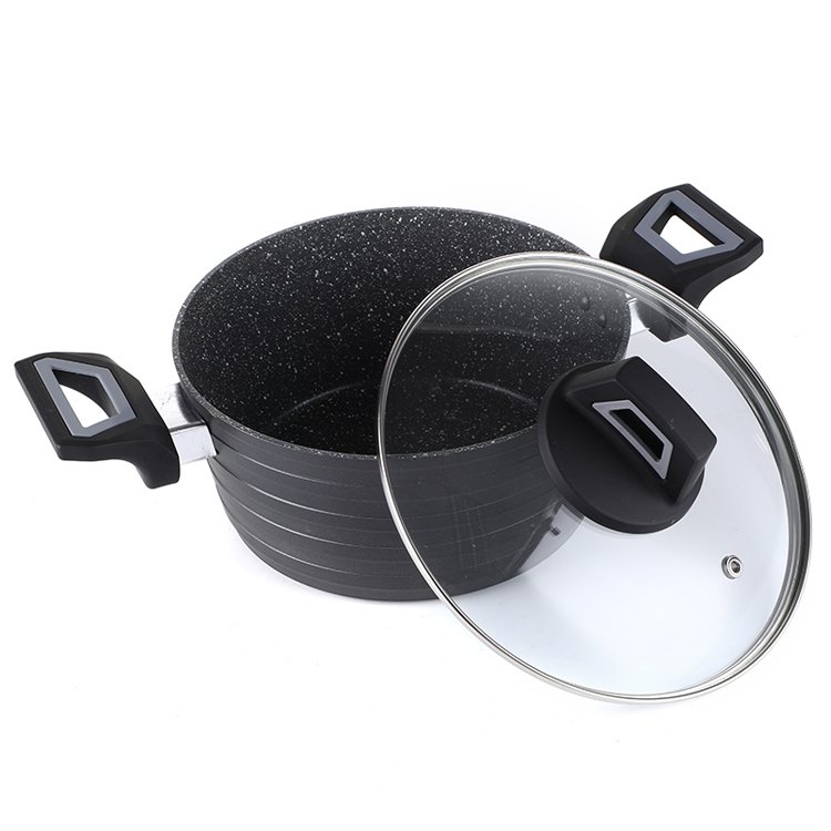 16 pcs Set Aluminum cookware set nonstick coating kitchenware set