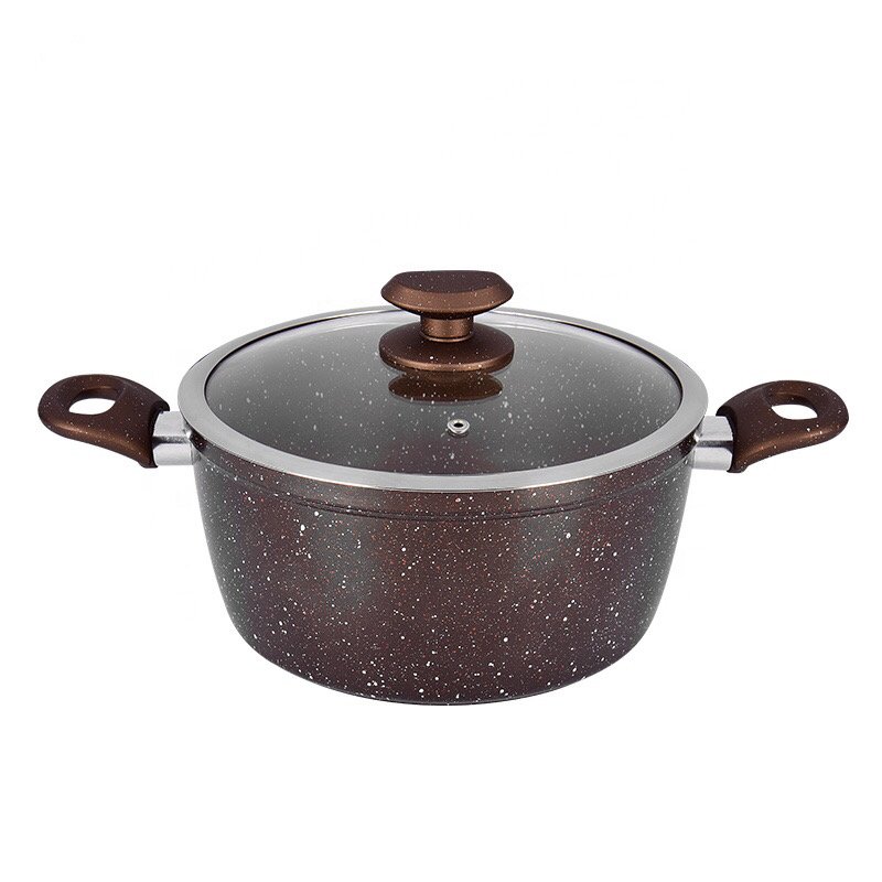11Pcs High quality Forged Non-stick Stone Coating Aluminum Granite Cookware set