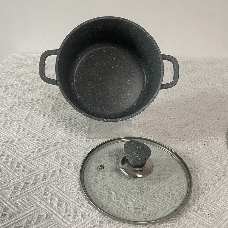 10 PCS cookware set non-stick casserole sets marble coating pots sets