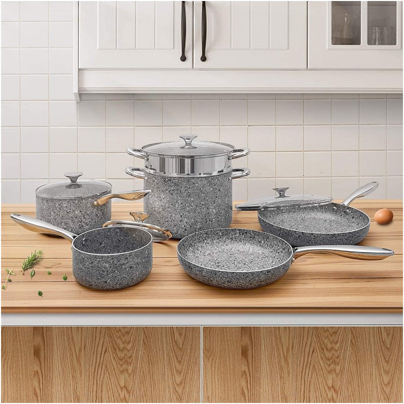 Pots Modern Kitchen Designs Ceramic Coating Cookware Set