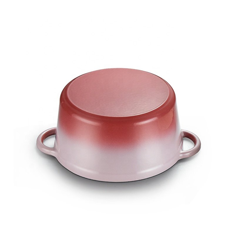 Hot Sale Cast Iron Pot Enamel Pot Cookware Cast Iron Double Ears Enamel Pot Cooking 7pcs set 20/22/24cm skillet 24cm