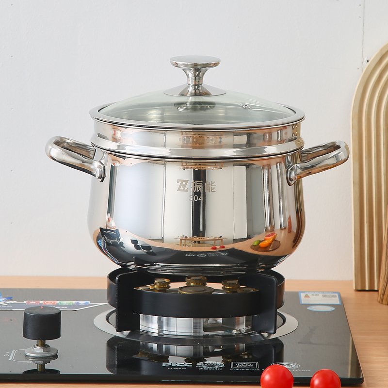 New design stainless steel 304 baterias de cocina kitchenware non stick cookware sets 3pcs for cooking