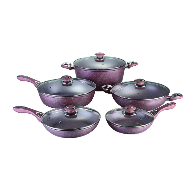 Quality Cooking Induction Casserole Cookware Sets Professional Kitchen Aluminum