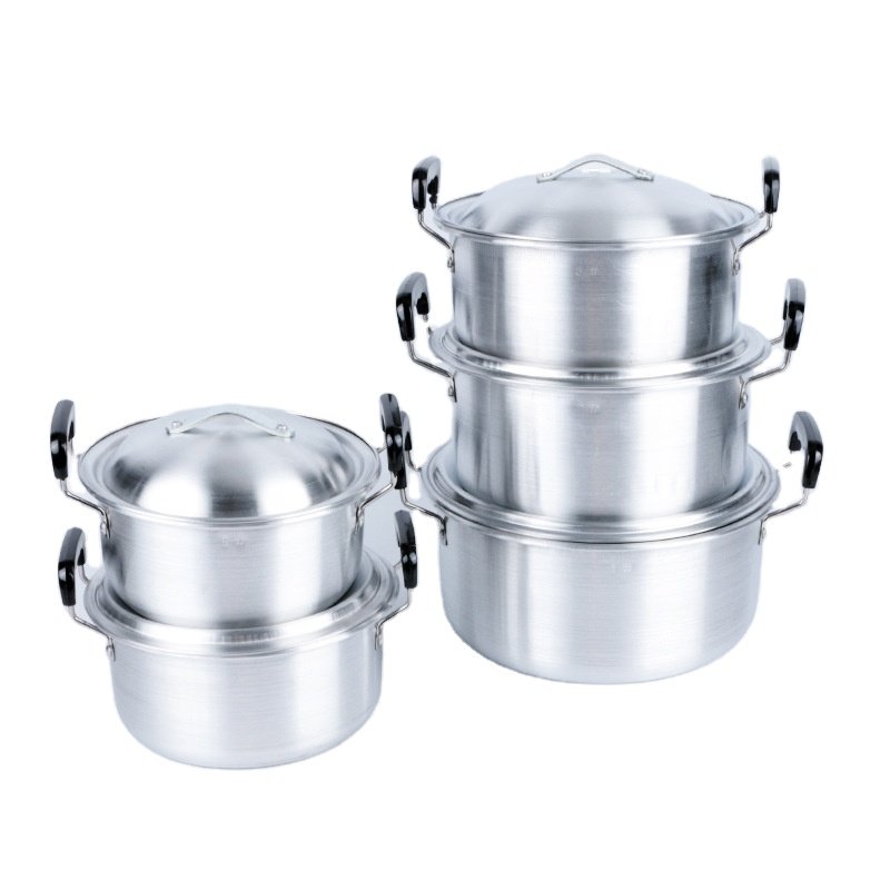 Hot selling Luxury 5pcs set Panelas Cookware Set Home Use Cooking Pot Set Non-Stick Cookware Granite