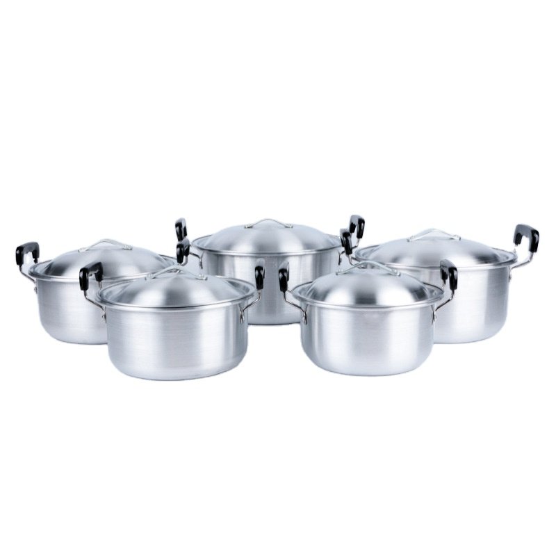 Hot selling Luxury 5pcs set Panelas Cookware Set Home Use Cooking Pot Set Non-Stick Cookware Granite
