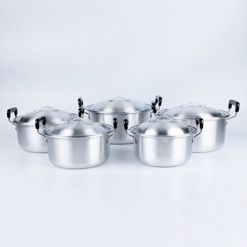 Hot selling Luxury 5pcs set Panelas Cookware Set Home Use Cooking Pot Set Non-Stick Cookware Granite