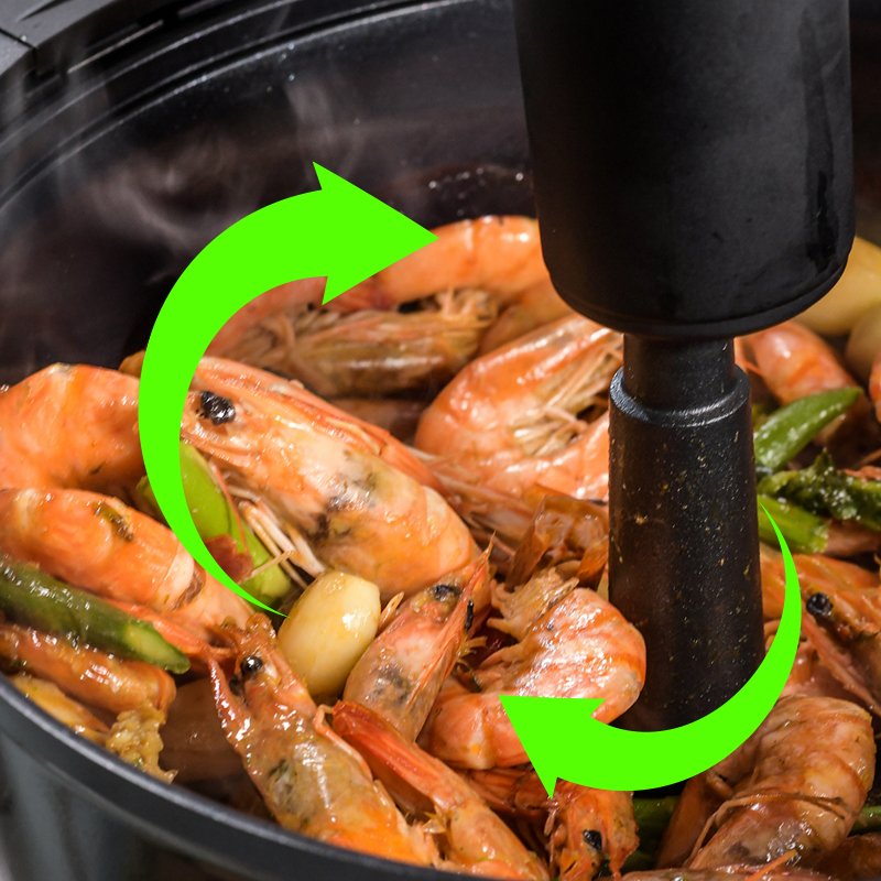 Automatic Cooker robot cooking machine automatic stir fryer rotating smart robot cooker Pot Cookware Set Ceramic Coating