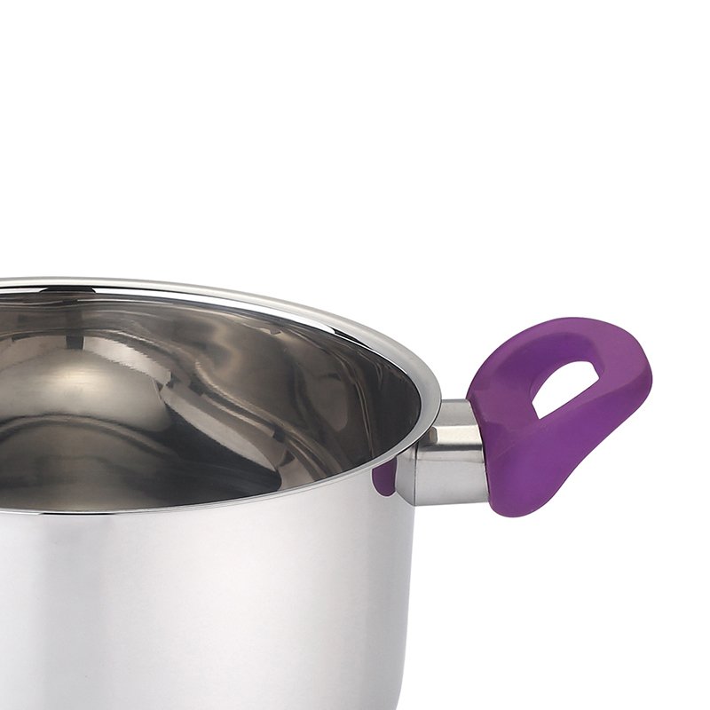Low Price Cooking Pot Set Non-Stick Cookware Stainless Steel Cookware Set With Bakelite Handle