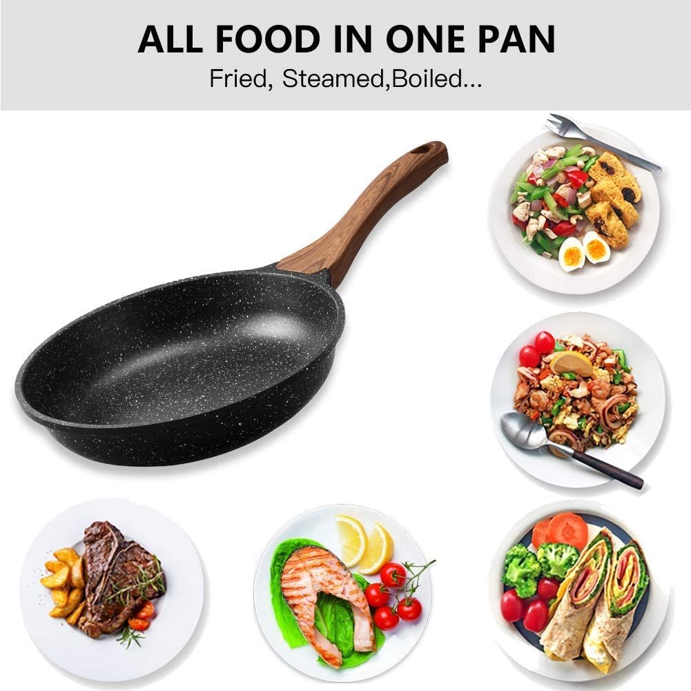 Wholesale Big Commercial 24cm Kitchen Pan Aluminum Alloy Nonstick Cookware Sets Induction Die Cast Cooking Soup Pots Set