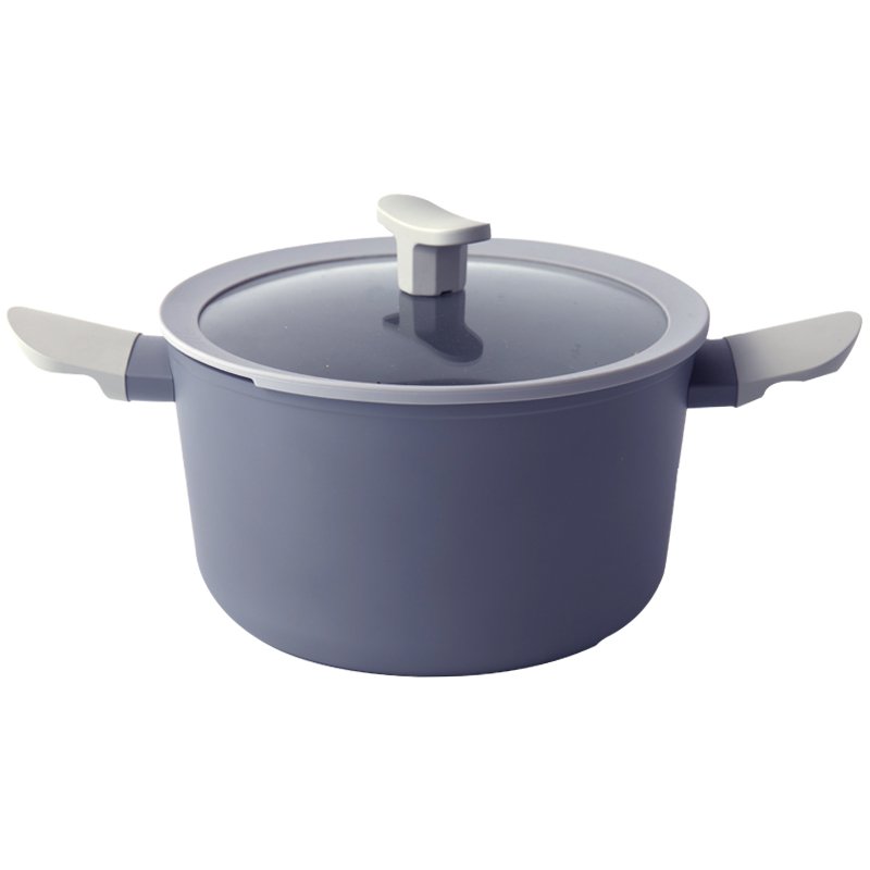 Aluminum Non Stick Coating Cooking Set Sauce Pot Casserole Pot Frying pan Deep Fry Pan Wok Pan Set Silicon Lid