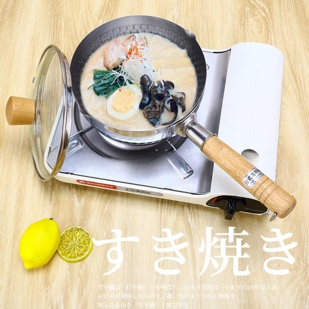 Hot sales Single Handle Metal Soup Pot Cook Ware Cookware Set Stainless Steel Pot for Family