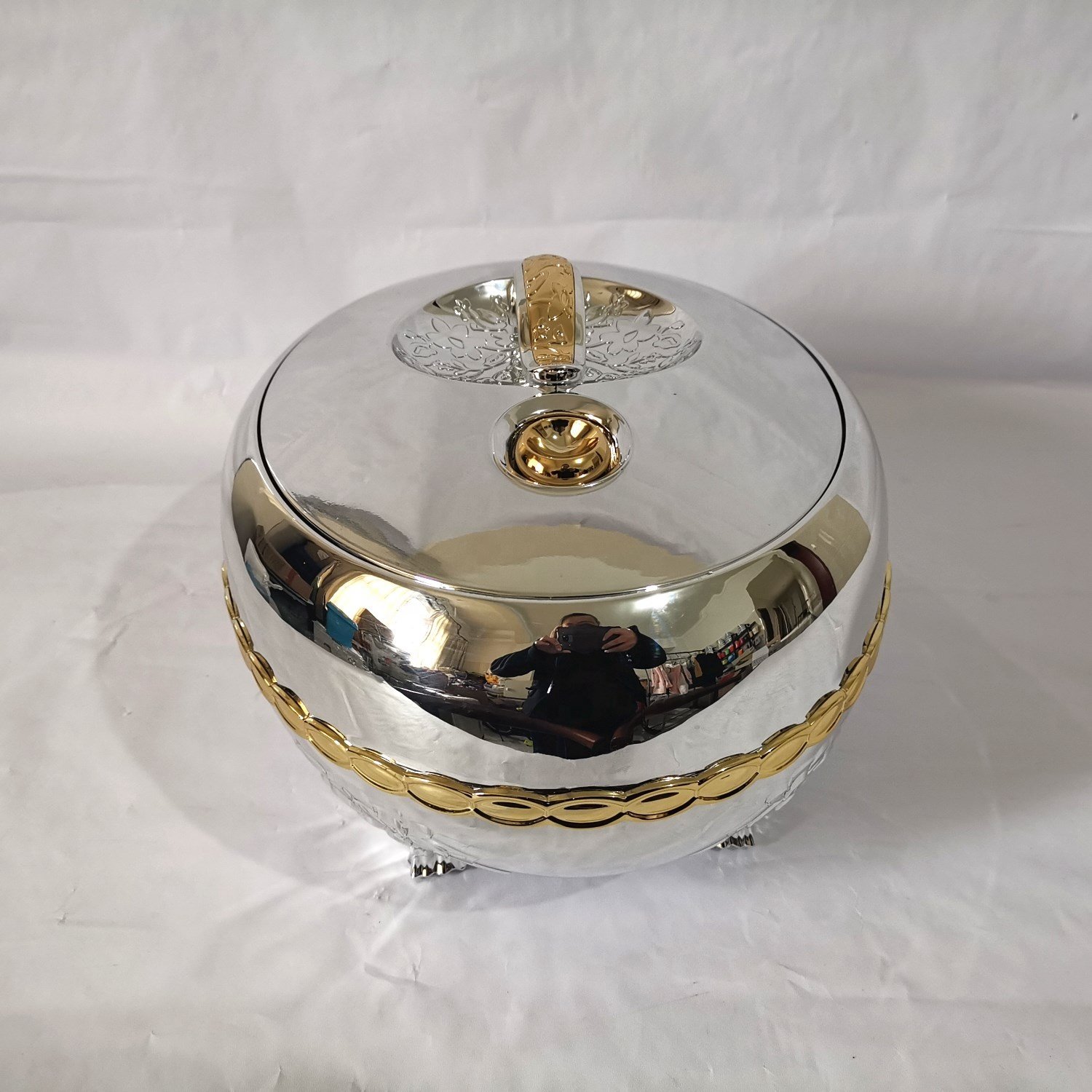 Hotel Chafing Dish Buffet Food Warmer Set Lunch Box Casseroles Cookwares Set