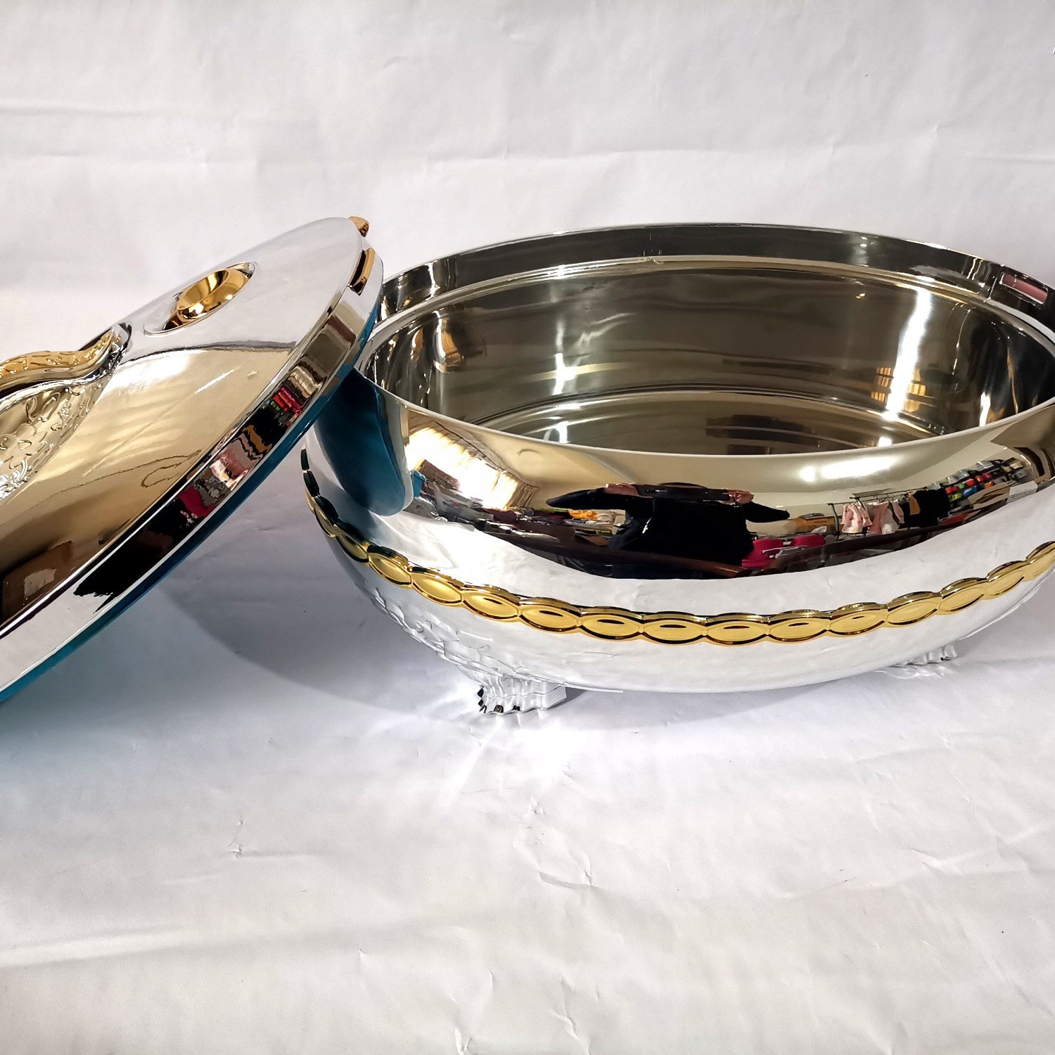Hotel Chafing Dish Buffet Food Warmer Set Lunch Box Casseroles Cookwares Set