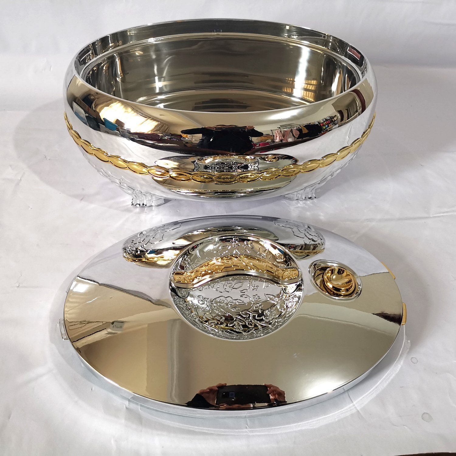Hotel Chafing Dish Buffet Food Warmer Set Lunch Box Casseroles Cookwares Set