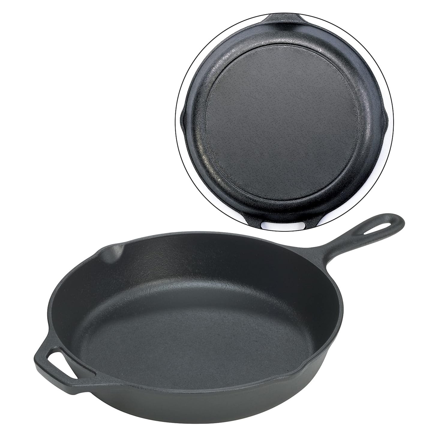 Best Quality Cast Iron Fry Pan Handmade Cookware Set Pans Non-stick Cast Iron Frying Pan