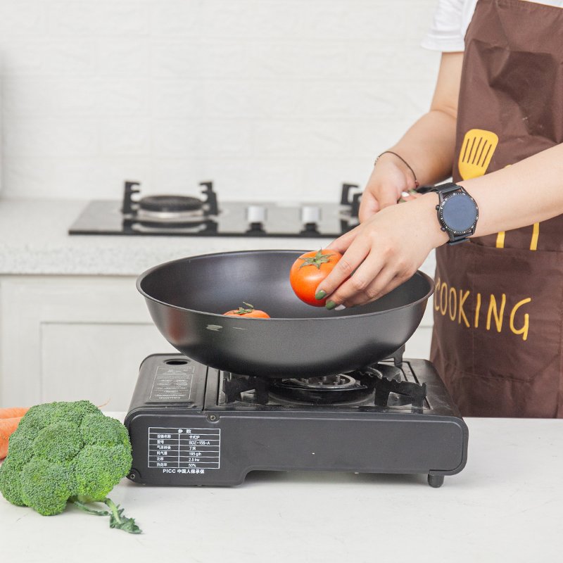 Sarten Stainless Steel Frying Multifunctional 2024 Pot And Cookware Set Pans Meat Cooking Kitchen Wok Fry Pan