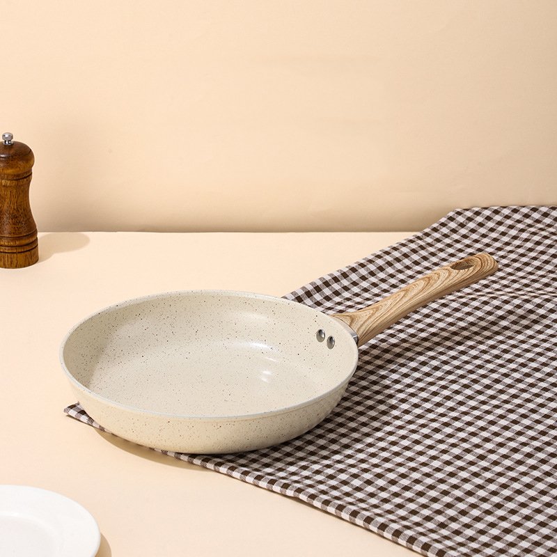 Top selling 3003 Aluminum alloy forged stone cookware set Eco-friendly kitchen cookware set with soft touch wood grain handle