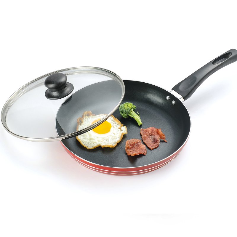 Customize Aluminum nonstick Fry Pan set Round Non Stick Thick skillet Frying Pan set nonstick cookware set