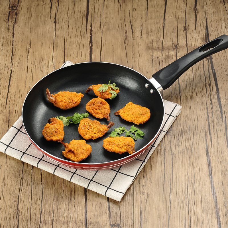 Customize Aluminum nonstick Fry Pan set Round Non Stick Thick skillet Frying Pan set nonstick cookware set