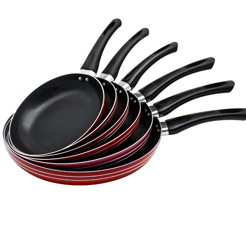Customize Aluminum nonstick Fry Pan set Round Non Stick Thick skillet Frying Pan set nonstick cookware set