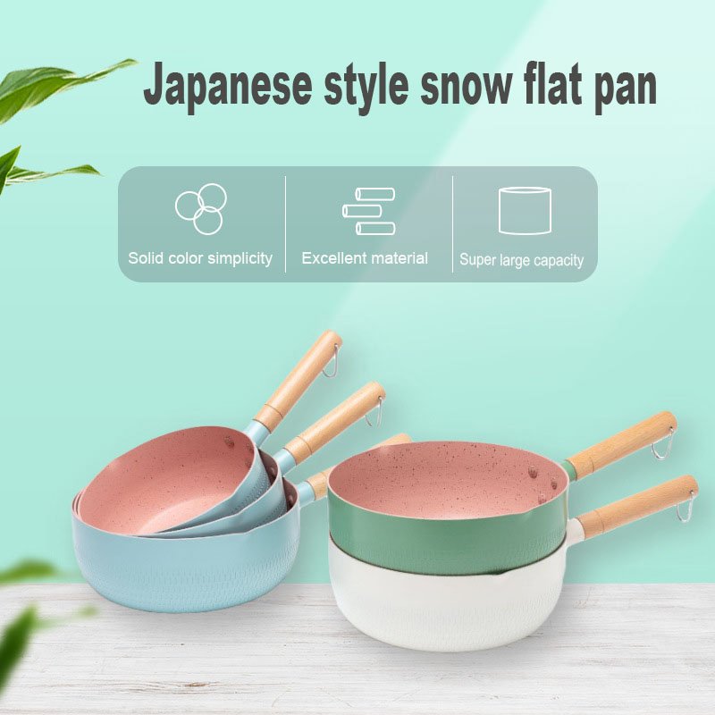 Factory wholesale kitchen utensils non-stick pan baby supplementary food pan induction cooker open fire universal small milk pot
