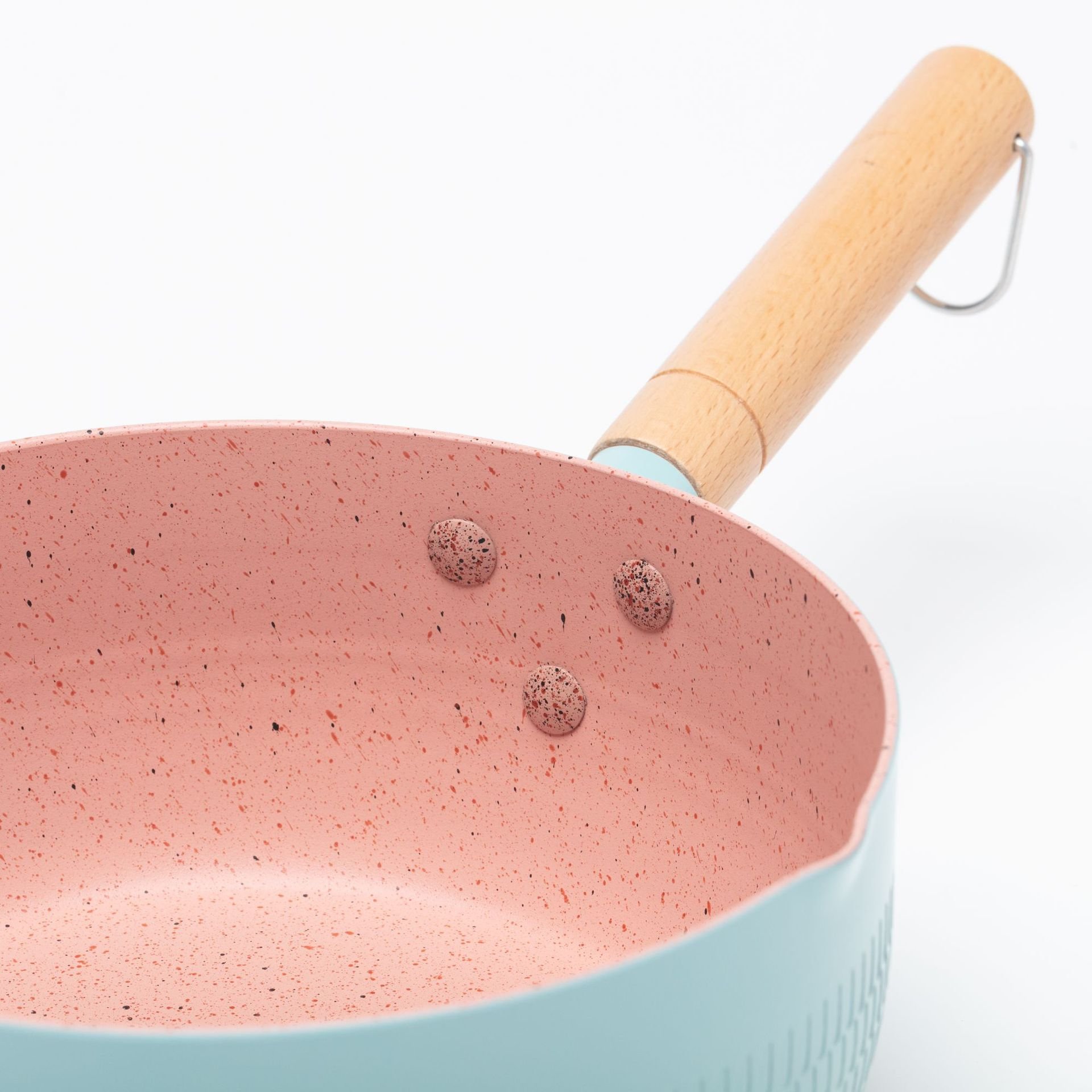Factory wholesale kitchen utensils non-stick pan baby supplementary food pan induction cooker open fire universal small milk pot