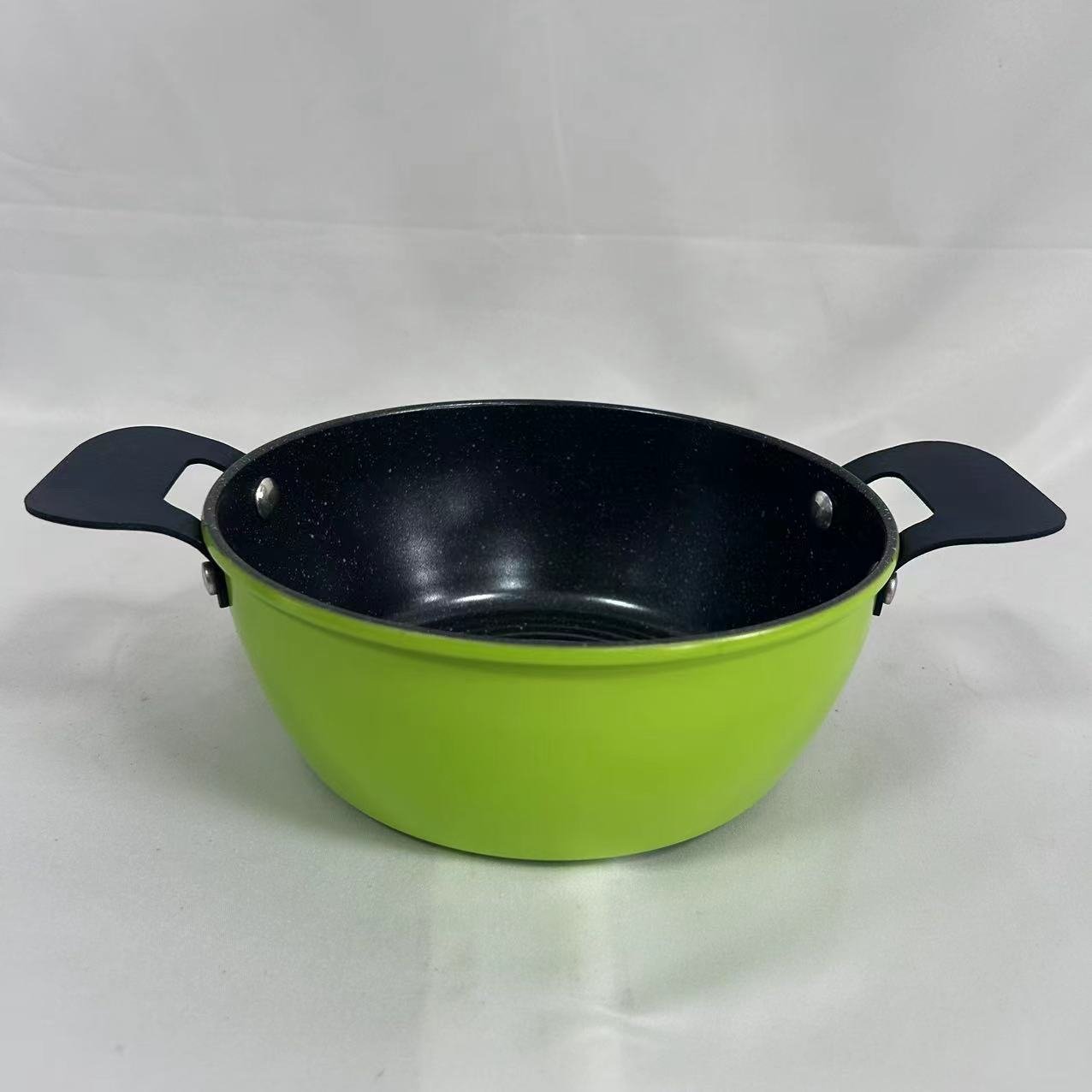 20CM Nonstick Carbon Steel Casserole Cookware Marble Coating Soup Pot Non Stick Cooking Pots