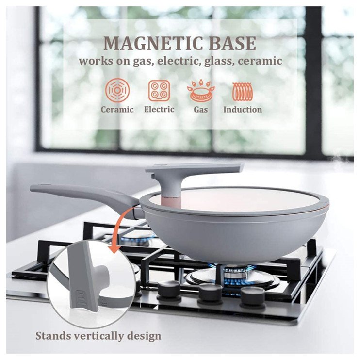 2022 wholesale die cast Aluminum Non Stick Pots Sets Cookware Kitchenware Cooking Kitchen Cooking Pot Set