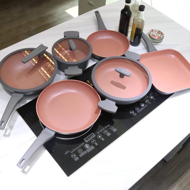 2022 wholesale die cast Aluminum Non Stick Pots Sets Cookware Kitchenware Cooking Kitchen Cooking Pot Set